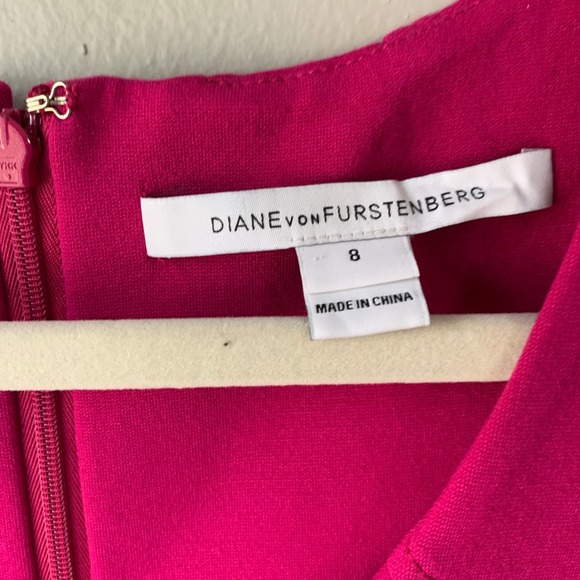 Diane Von Furstenberg DVF 'Alice' stretch jersey fit flare sleeveless dress. 8 - Picture 4 of 12